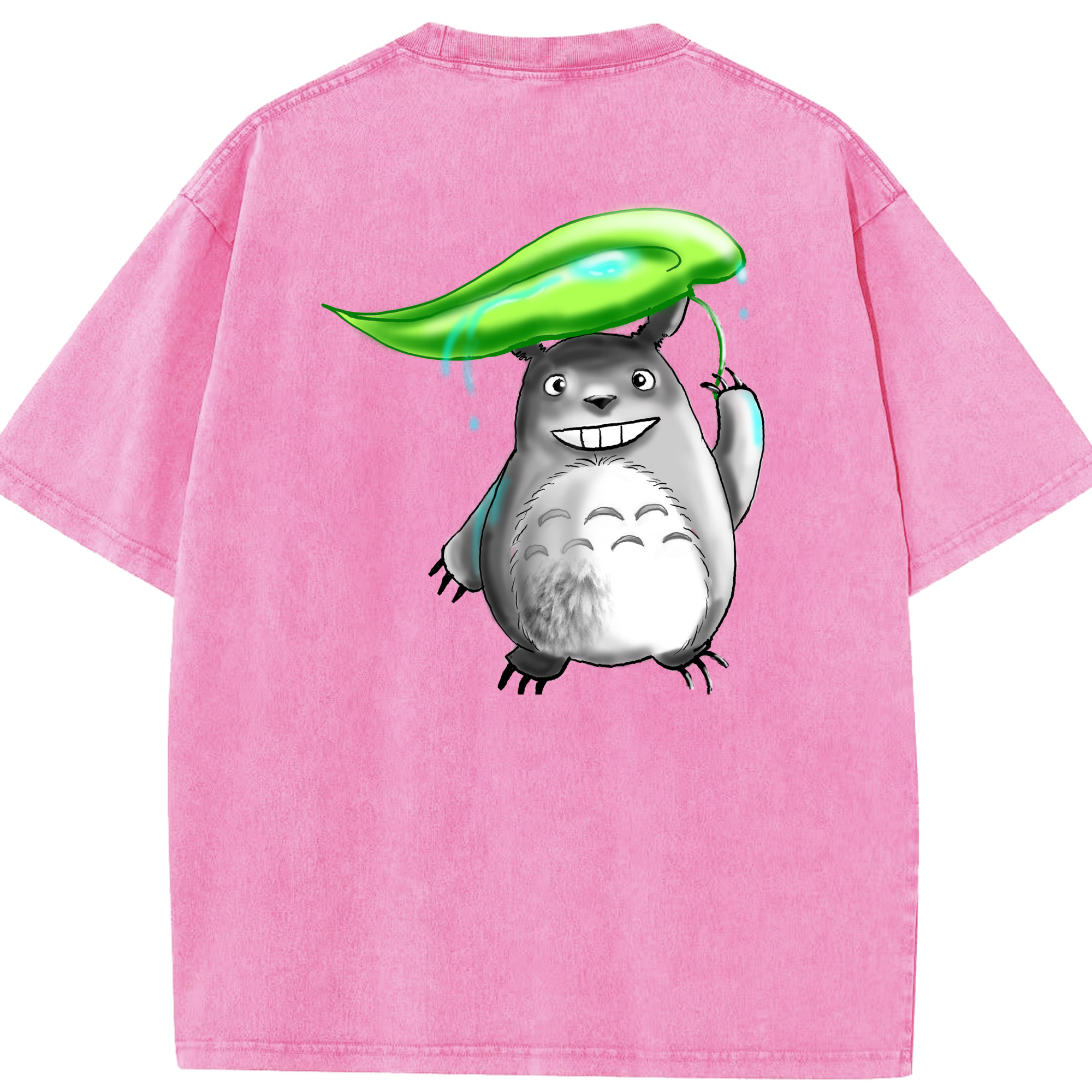 （画像用） となりのトトロ 草壁メイ 草壁サツキ My Neighbor Totoro Satsuki Kusakabe Mei Kusakabe 綿100% ヴィンテージ風 半袖Tシャツ（背面プリント）